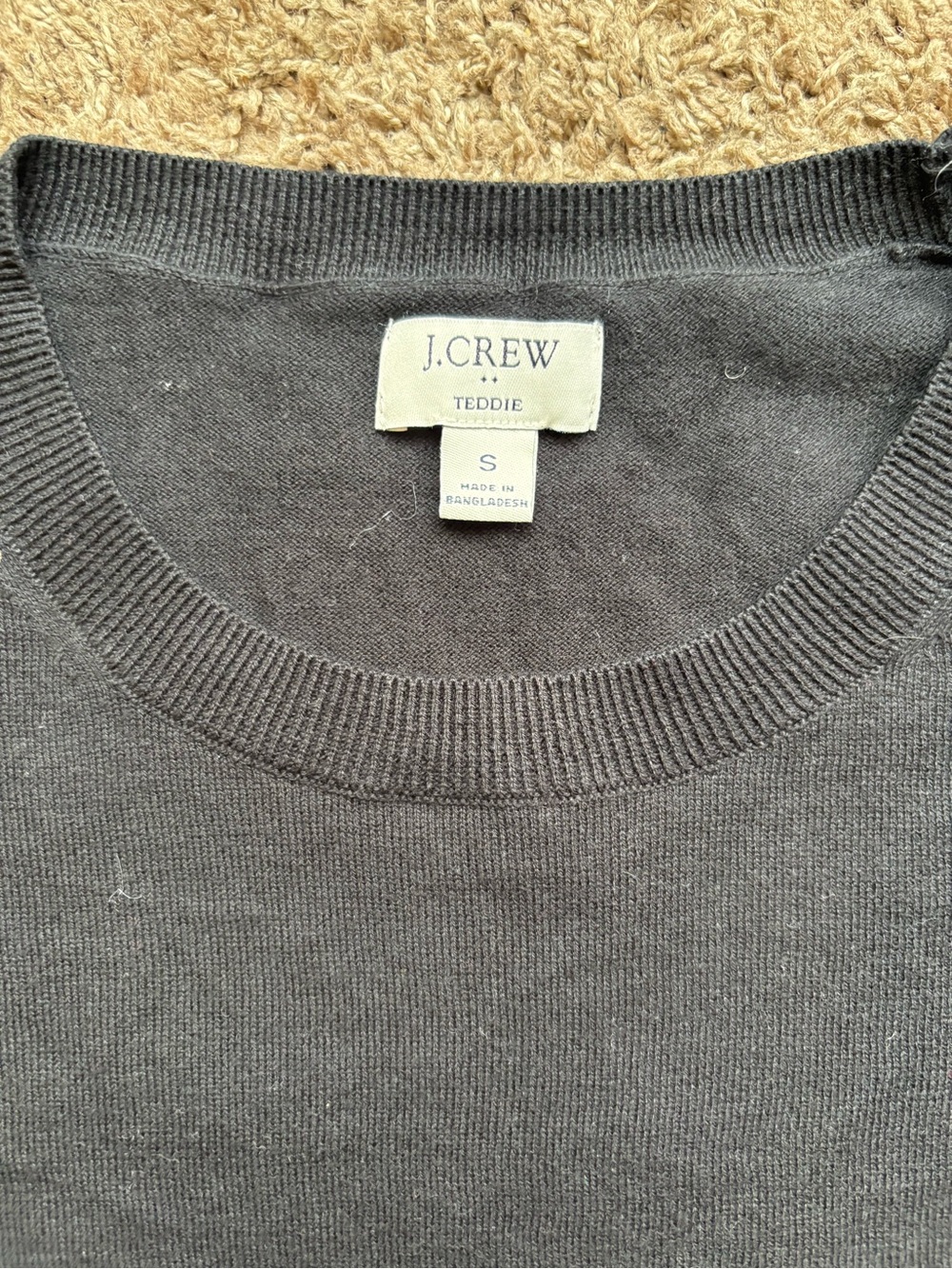 J. Crew Black Crewneck Sweater - Picture 2 of 5
